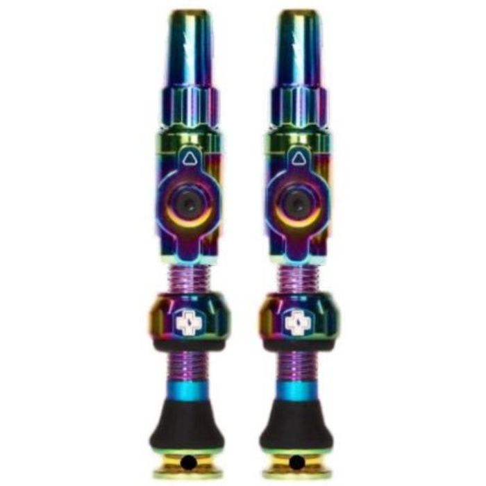 Muc-Off Big Bore Tubeless Valves - Lite, Iridescent, Medium