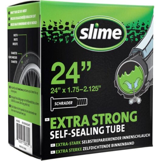 Slime Smart Self-Sealing Inner Tube - Schrader24 x 1.75-2.125