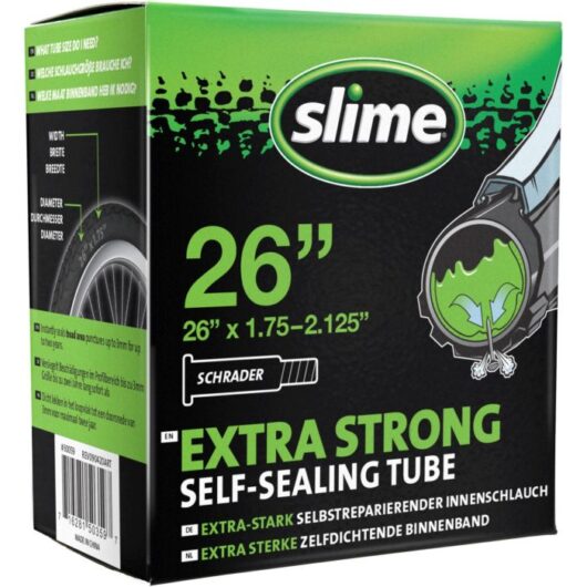 Slime Smart Self-Sealing Inner Tube - Schrader26 x 1.75-2.125