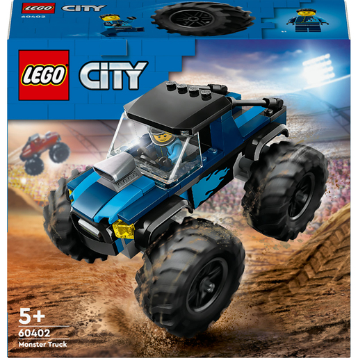 LEGO City Blue Monster Truck Construction Set 60402