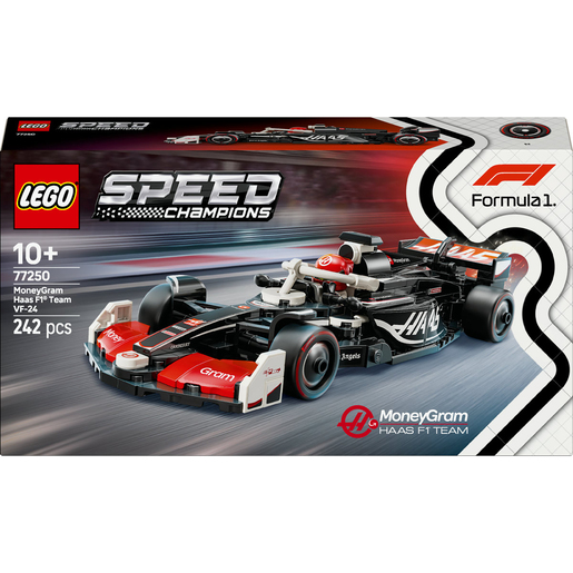 LEGO Speed Champions MoneyGram Haas F1 Construction Set 77250