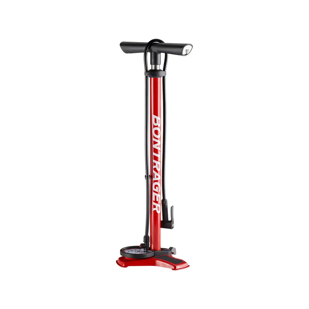 Bontrager Dual Charger Floor Pump Red
