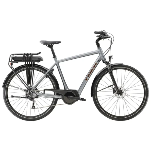 Trek Verve+ 1 500WH Electric Bike 2023 Galactic Grey