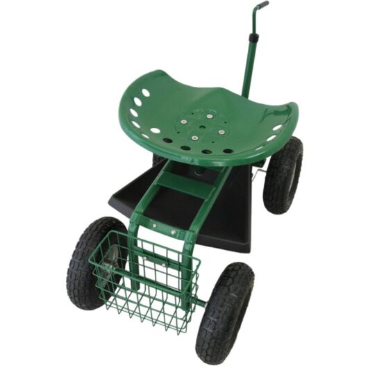 Heavy-Duty Mobile Garden Seat