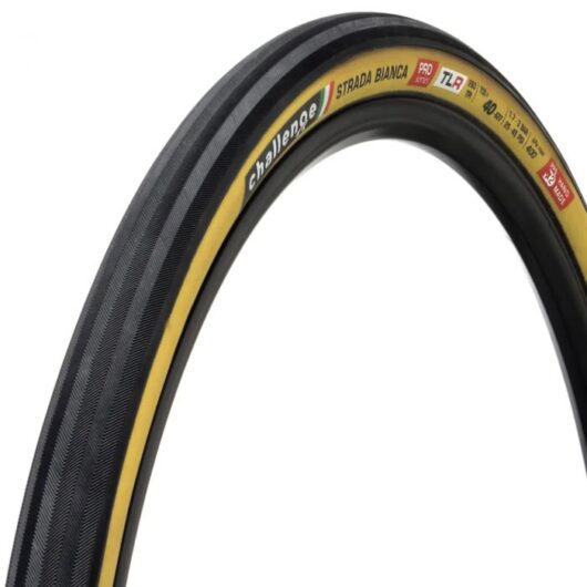 Challenge Strada Bianca Handmade TLR Gravel Tyre - 700 x 30Black / Tan