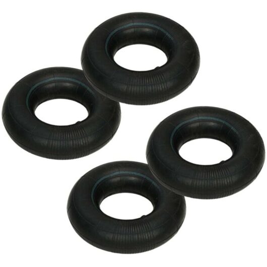 Inner Tubes 4 pcs 3.00-4 260x85 for Sack Truck Wheels Rubber Vidaxl
