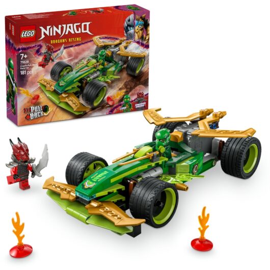 LEGO NINJAGO Lloyd's Pull-Back Race Car Toy, Ninja Set 71828