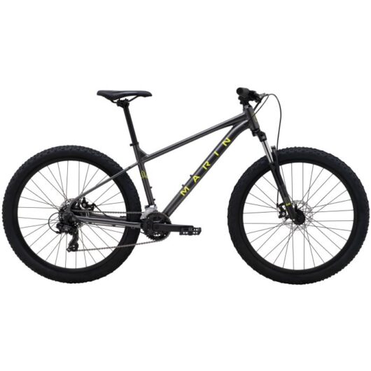 Marin Bolinas Ridge 1 Hardtail Mountain Bike - 2026 - Charcoal / Yellow, M, 29 Inch
