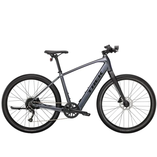 Trek Dual Sport+ 2 Electric Hybrid Bike Galactic Grey