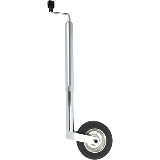 Youyijia 48mm Heavy Duty Jockey Wheel with Split Clamp for Trailers and Caravans Tiller Wheel Trailer Accessories Caravan Accessories Height